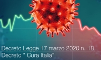 Coronavirus: Decreto Legge 17 marzo 2020 n.18 Decreto "Cura Italia"